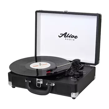 ALIVE AUDIO Виниловый проигрыватель GLAM Noir c Bluetooth
