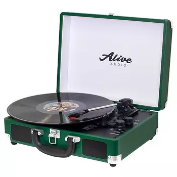 ALIVE AUDIO Виниловый проигрыватель GLAM Pine c Bluetooth