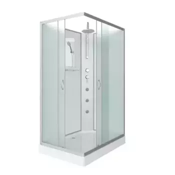 Душевая кабина Niagara Classic 90х70 хром стекло матовое с гидромассажем