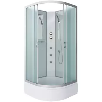 Душевая кабина Niagara Classic 90х90 хром стекло матовое с гидромассажем