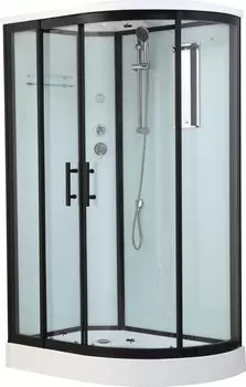 Душевая кабина Timo Standart T-6602 B L профиль черный