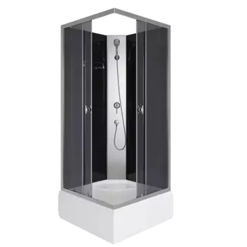 Душевая кабина Niagara Eco E90/26Q/TN/BK 90х90 см, без крыши