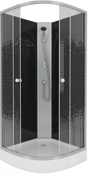 Душевая кабина Niagara Eco NG-4501-14BK с низким поддоном, без крыши
