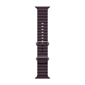 Ремешок из силиконового материала, совместимый с Apple Biaodaige, Berry Purple