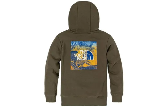 Детская толстовка The North Face, зеленый