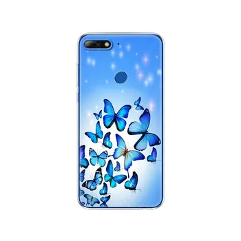Силиконовый чехол для 5,99 дюйма Huawei Honor 7C, чехол для Honor 7C Pro, мягкий чехол из ТПУ для задней панели телефона, полный защитный чехол на 360 градусов Honor 7C 5.9 inch