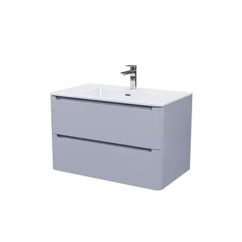 Тумба с раковиной Iddis Edifice EDI80L0I95K серый