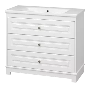 Тумба с раковиной Misty Ларго УТ000023207 белый