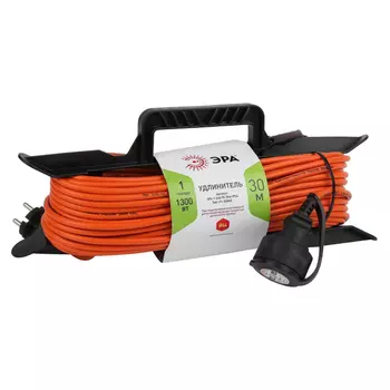 Удлинитель силовой ЭРА UFx-1-2x0.75-30m-IP44 Б0046822