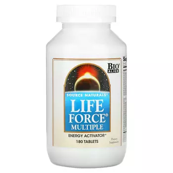 Source Naturals, Life Force Multiple, мультивитамины, 180 капсул