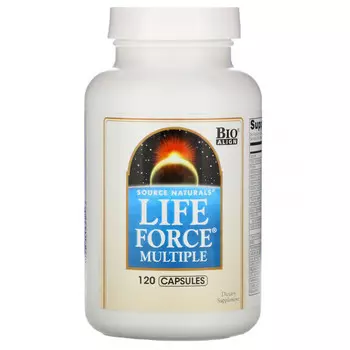 Source Naturals, Мультивитамины Life Force, 120 капсул