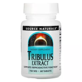 Source Naturals, якорцы, 750 мг, 60 таблеток