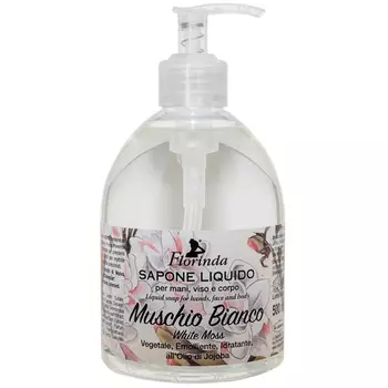 FLORINDA Жидкое мыло "Магия Цветов" Muschio Bianco / Белый Мускус 500.0