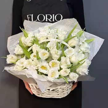 FLORIO Корзина тюльпанов