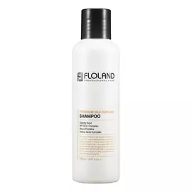 FLOLAND Шампунь восстанавливающий с кератином, аминокислотами и маслами Premium Silk Keratin Shampoo 150