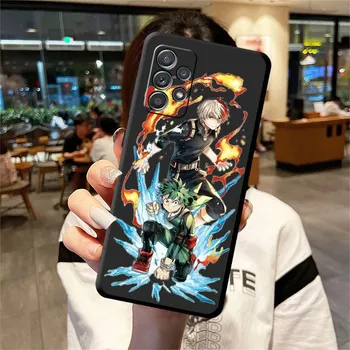 Черный чехол в стиле аниме «My Hero Academy» для Huawei P30 Lite P50 Pro P20 Lite P10 P30 Pro P40 Lite EP Smart Z P10 Lite, сумка Huawei P10