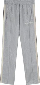 Брюки Palm Angels Lurex Track Pants 'Silver/Off White', серебряный