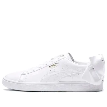 Кроссовки basket bow patent shoes white Puma, белый