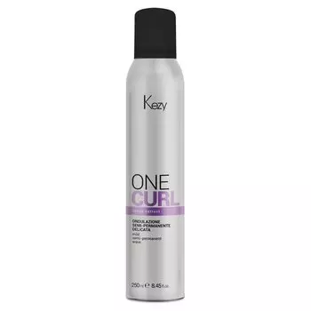 Однофазная полустойкая щадащая завивка "One curl violet extract"