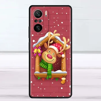 Рождественский чехол с мультяшным рисунком для Xiaomi Redmi Note 11 10 9S 9 K40 Pro 7 8 9A 9C 8T 9T 10C 10Pro силиконовый чехол для телефона Redmi Note 10 Pro