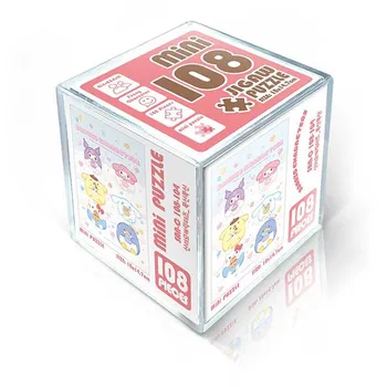 Sanrio персонажи магазин воздушных шаров Cinnamoroll Cube Пазл 108 шт. Kuromi My Melody Pom Pom Purin Cinnamoroll Lovely playroom My Melody