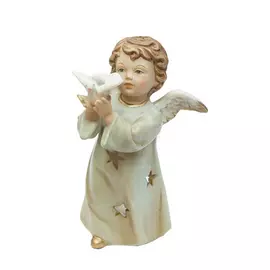 Подсвечник Angel Craft Ангел с голубем 17 см