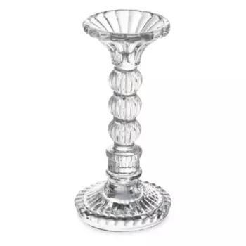 Подсвечник Decor de table 2 в1 Ле Прованс стеклянный 19,5 см