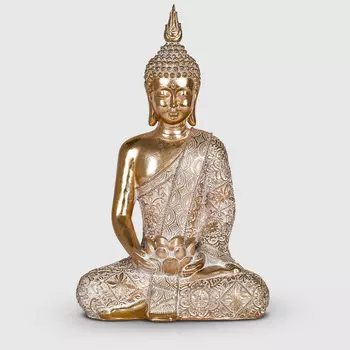 Подсвечник декор Delux Quanzhou Будда 24x14,5x38 см