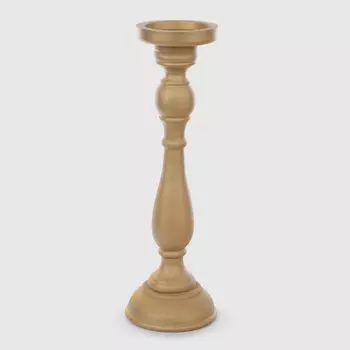 Подсвечник Mercury Deco деревянный 11,5х37 см