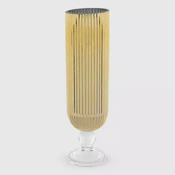Подсвечник Mercury Deco золотистый 30х8 см