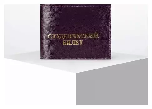 Обложка для студенческого билета, цвет фиолетовый