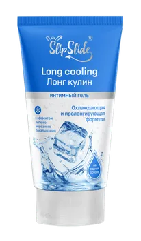Гель-смазка интим СлипСлайд охлажд/пролонгир формула (Long cooling), 150 мл