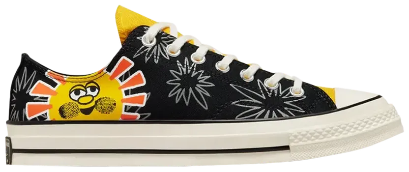 Кроссовки Converse Chuck 70 Low Sunny Floral, черный
