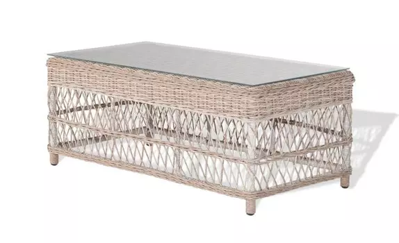 Столик журнальный из искусственного ротанга Гранд Латте Beige