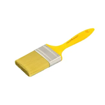 Кисть плоская искусственная щетина пластиковая ручка Color Expert 70х16 мм для эмалей и лаков на водной основе
