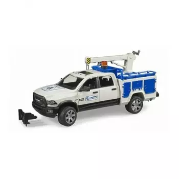 Bruder 02509 "Внедорожник RAM 2500 Dodge сервисный кран" мигалка (фикс. цена)