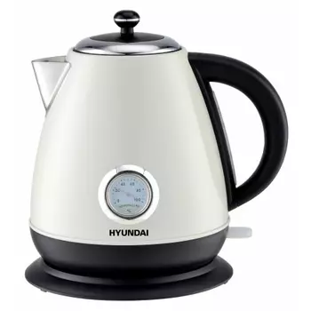 Чайник электрический Hyundai HYK-S4502 жемчужный/черный