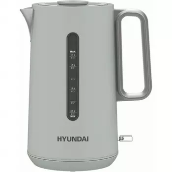 Чайник электрический Hyundai HYK-S9999 1.7л. 2200Вт светло-зеленый/серебристый (металл)