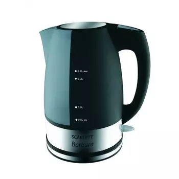 Чайник электрический Scarlett Sc-1020 2 2Л 2200Вт Черный (Пластик)