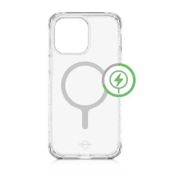 Чехол антибактериальный ITSKINS SUPREME CLEAR для iPhone 14 Pro Max ( 6.7"), белый/прозрачный