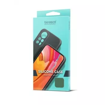 Чехол BoraSCO Silicone Case матовый для Tecno Spark 20/ 20C/ Go 2024/ POP 8 зеленый опал