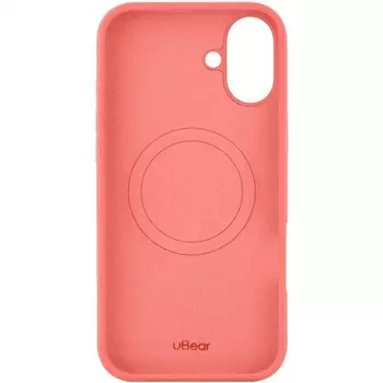 Чехол (клип-кейс) uBear для Apple iPhone 16 Plus Touch with MagSafe коралловый (CS416CR67PTH-I24M)