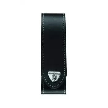Чехол кожаный Victorinox, чёрный, для RangerGrip 130 мм, на липучке