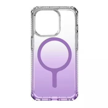 Чехол-накладка ITSKINS HYBRID R OMBRE MagSafe для iPhone 15 Pro Max (6.7"), сиреневый