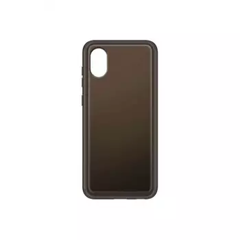 Чехол-накладка Samsung EF-QA032TBEGRU Soft Clear Cover для Galaxy A03 Core черный