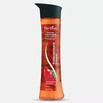 HERBION Шампунь Гранатовый с соком Лимона для ослабленных и тонких волос 250.0