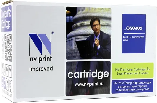 Картридж лазерный NV Print NV-Q5949X (49X), черный, 6000 страниц, совместимый для LaserJet 1320tn / 1390 / 1392