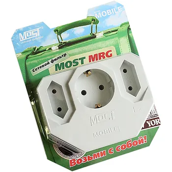 Сетевой фильтр Most Mobile MRG, 3-розетки, белый (MRG WH)