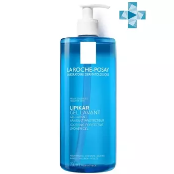 La Roche-Posay Успокаивающий гель для душа с защитными свойствами для кожи детей и взрослых, 750 мл (La Roche-Posay, Lipikar)