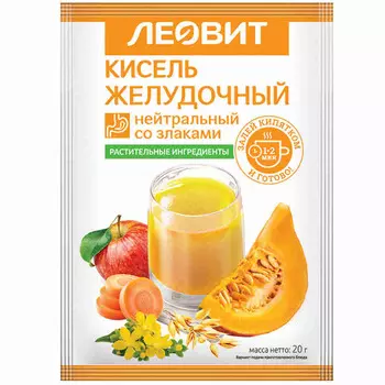 Леовит Кисель желудочный нейтральный, 20 г (Леовит)